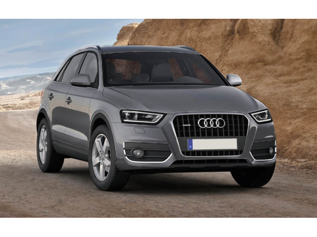 Baguette chromée de contour des antibrouillards compatible avec Audi Q3