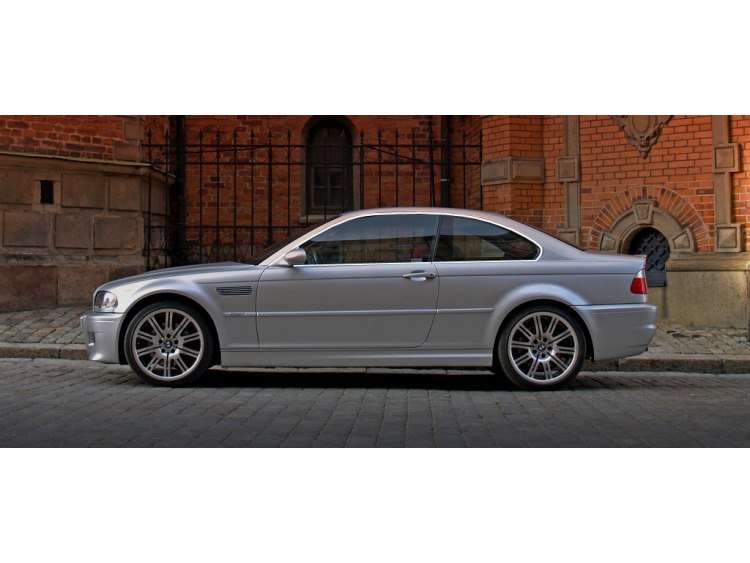 Baguette chrom&eacute;e de contour des vitres lat&eacute;rales compatible avec BMW M3 E46 00-06