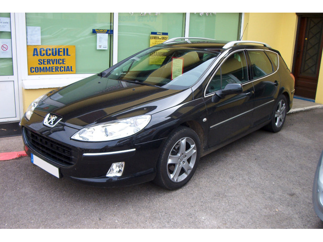 Baguette chromée de contour des vitres latérales compatible avec Peugeot 407 SW