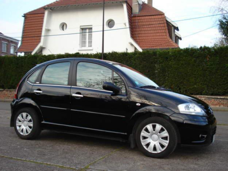 Baguette chrom&eacute;e de contour inf&eacute;rieur des vitres Citro&euml;n C3 02-09