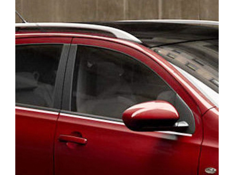 Baguette chrom&eacute;e de contour inf&eacute;rieur des vitres Nissan Qashqai +2 08-10 Nissan Qashqai +2 phase 2 10-14 Nissan Qashqai +2 phase 3 Nissan Qashqai 07-10 Nissan Qashqai phase 2 10-14 Nissan Qashqai phas