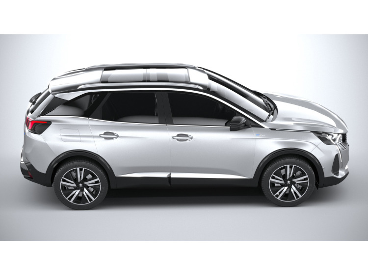 Baguette chrom&eacute;e de contour inf&eacute;rieur des vitres Peugeot 3008 II phase 2 (20-24)