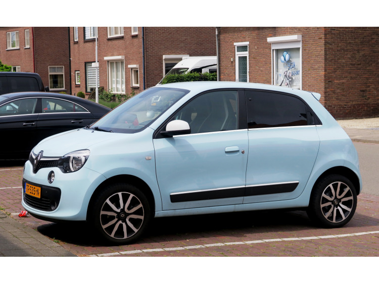 Baguette chrom&eacute;e de contour inf&eacute;rieur des vitres Renault Twingo I & Renault Twingo II