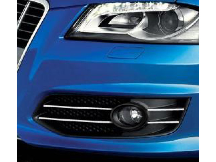 Baguette chrom&eacute;e pour antibrouillards pour Audi S3 06-26 & Audi S3 sportback 06-26