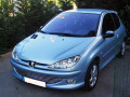 Baguette de calandre chrom&eacute;e compatible avec Peugeot 206 Peugeot 206 CC Peugeot 206 SW