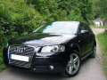 Baguette de calandre chrom&eacute;e pour Audi A3 s&eacute;rie 2 03-08 & Audi A3 S&eacute;rie 2 Sportback 04-08 v1