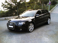 Baguette de calandre chrom&eacute;e pour Audi A3 s&eacute;rie 2 03-08 & Audi A3 S&eacute;rie 2 Sportback 04-08 v1