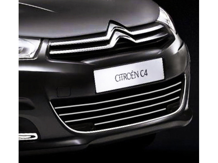 Baguette de calandre chrom&eacute;e pour Citro&euml;n C4 11-26