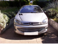 Baguette de calandre chrom&eacute;e pour Peugeot 206 Peugeot 206 CC Peugeot 206 SW