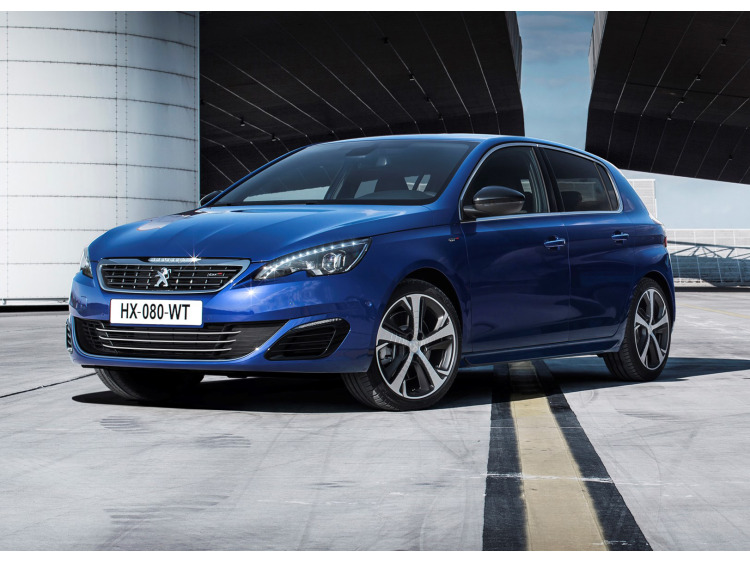 Baguette de calandre inf&eacute;rieure chrom&eacute;e compatible avec Peugeot 308 II 13-21 & Peugeot 308 II SW 14-21