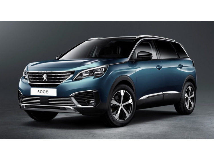 Baguette de calandre inf&eacute;rieure chrom&eacute;e compatible avec Peugeot 5008 II 17-24