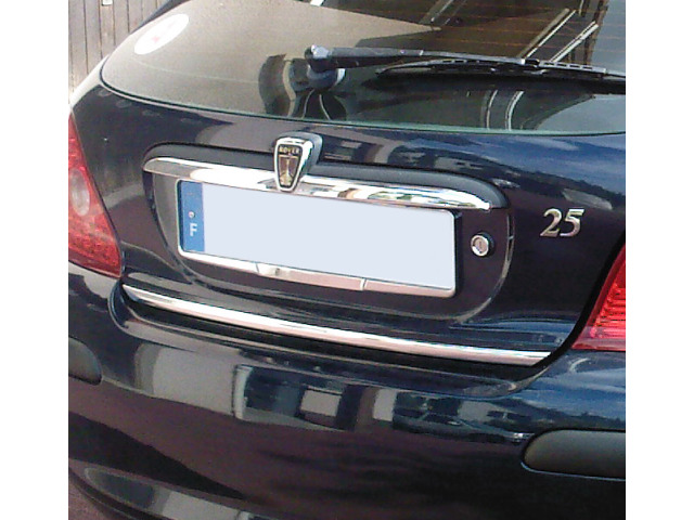 Baguette de coffre chromée compatible avec MG ZR Rover 25 Rover 200 Rover 220