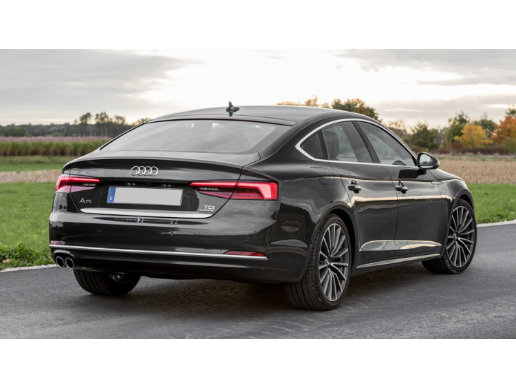 Baguette de coffre chrom&eacute;e pour Audi A5 Cabriolet II 16-26 Audi A5 II Coup&eacute; 16-26 Audi A5 II Sportback 16-26