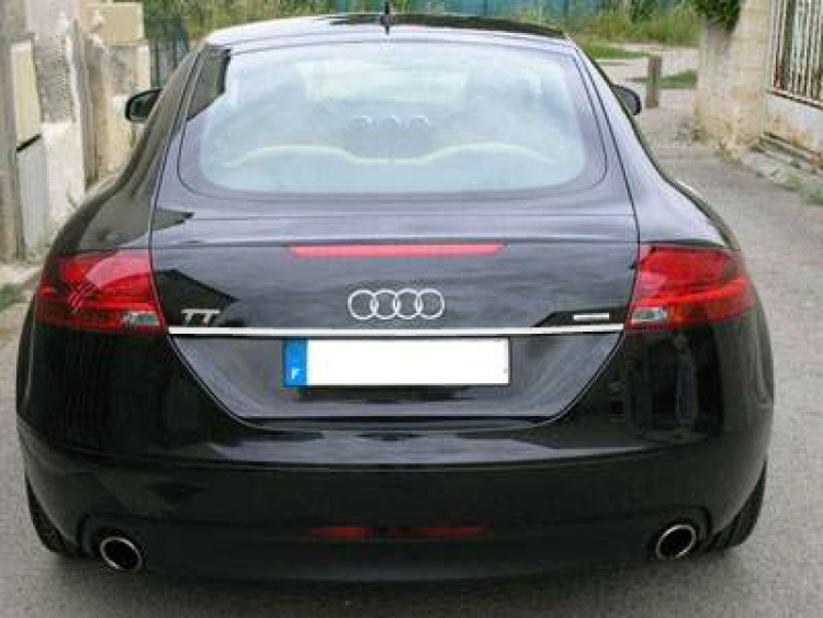 Baguette de coffre chrom&eacute;e pour Audi TT S&eacute;rie 2 06-14 Audi TT RS Audi TTS