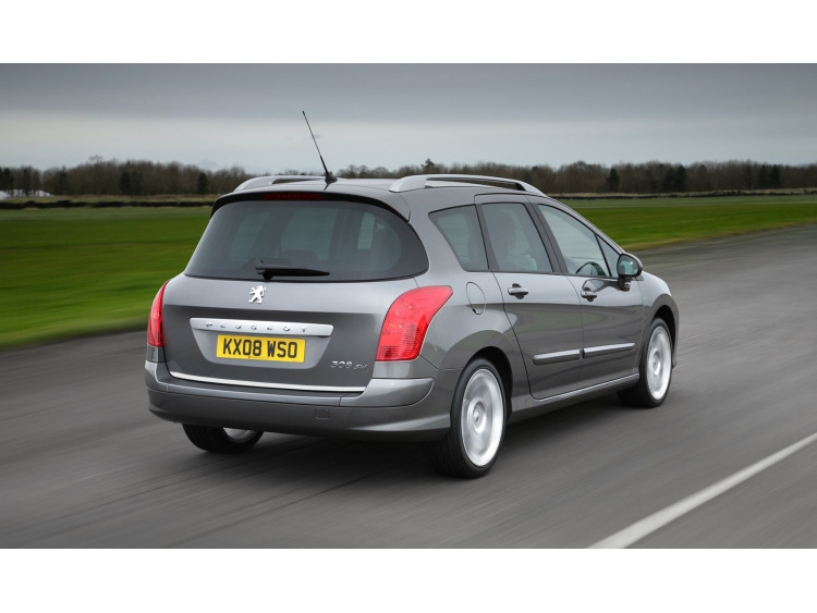 Baguette de coffre chrom&eacute;e pour Peugeot 308 SW 08-14