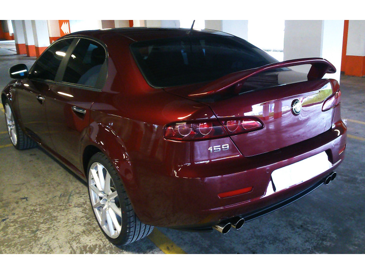 Becquet / aileron pour Alfa Romeo 159 v2 appr&ecirc;t&eacute;