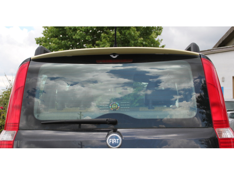 Becquet / aileron pour Fiat Panda 03-09 Fiat Panda 09-10 Fiat Panda 10-11 v1