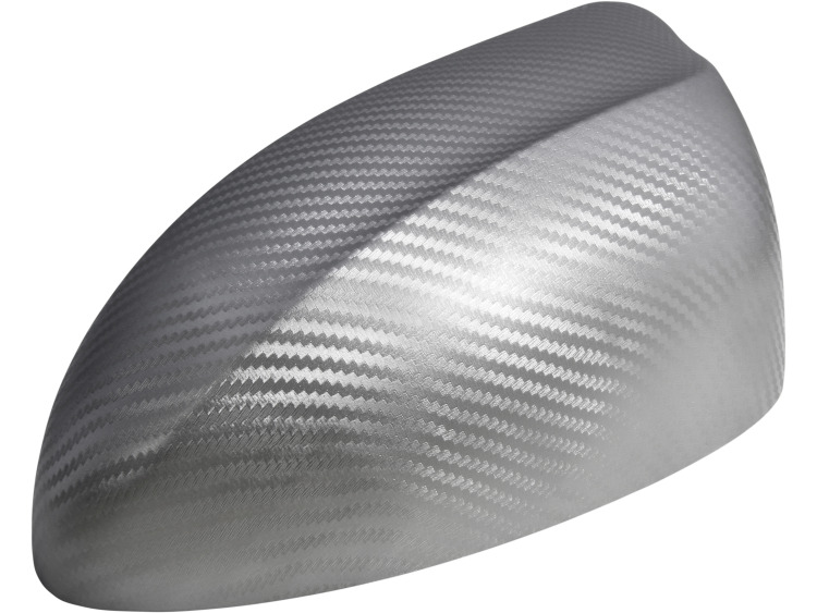 Film adh&eacute;sif Luxyline 3D carbone 40cm gris argent&eacute;