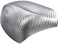 Film adh&eacute;sif Luxyline 3D carbone 40cm gris argent&eacute;