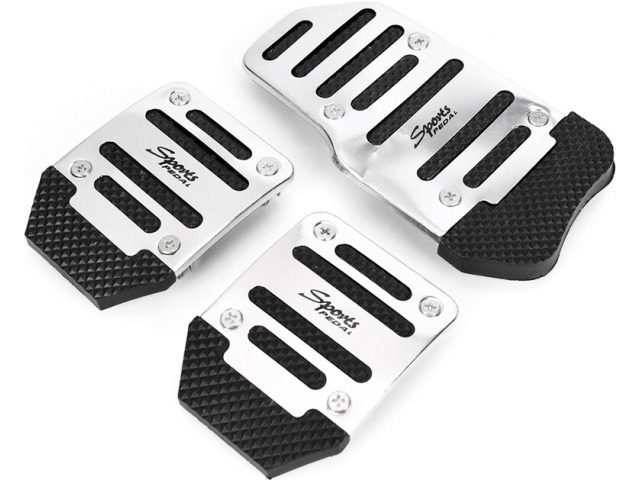 Kit 3 pédales acier pour boite manuelle