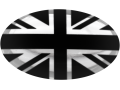 Allume-cigare Drapeau Anglais Royaume-Uni UK noir & chrome