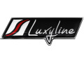 2 plaquettes Luxyline en aluminium logo/badge/sigle